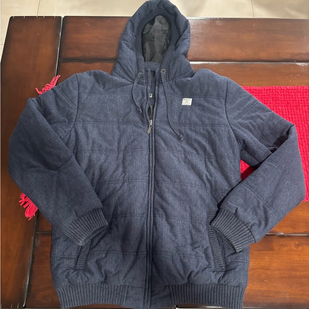 O’Neill SUPERFLEECE Navy Blue Hooded Jacket